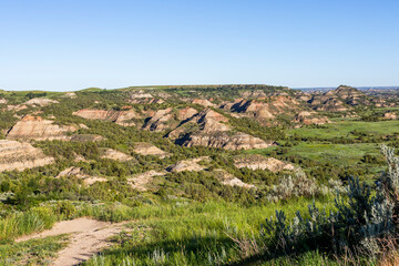 Painted Canyon Overlook near Medora, North Dakota