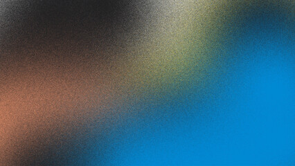 Multicolor grain texture background, noise and rough grainy gradient.
