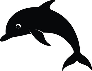 Obraz premium dolphin isolated on white background