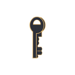 Black Key Icon:  Unlocking Success, Security, and Access