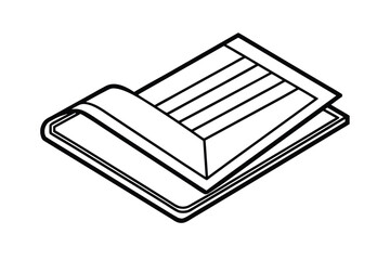 Icon Of An Open Sketchbook No Text