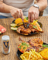 Authentic Roasted Chicken Thigh: Middle Eastern Cuisine