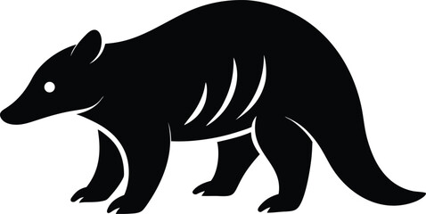 Fototapeta premium Hundred Anteater Silhouette