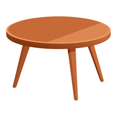 wooden table isolated on white