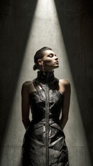 Fashion Spotlight Edgy Black Dress Concrete