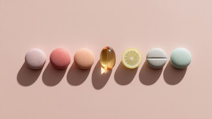 Assortment of Supplements and Vitamins: A Natural Approach to Holistic Wellness