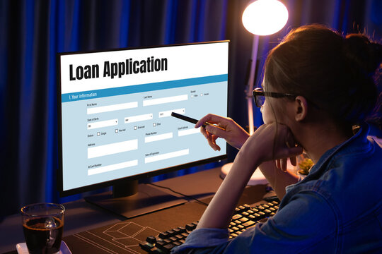 Online loan application form for brisk digital information collection on the internet network