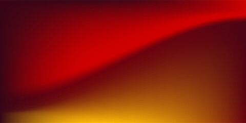 Abstract red gradient background, light and shadow on the backdrop with dimensions, hot tone wall with intense color, horizontal wallpaper.