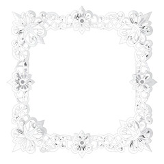 Elegant Floral Border Design