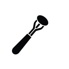 Black jewelry burnisher tool icon metalworking polishing