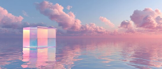 Pastel Sky Dreamy Cloudscape