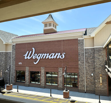 NORWALK, CT, USA - JULY 23, 2025:  New Wegmans store is open in town