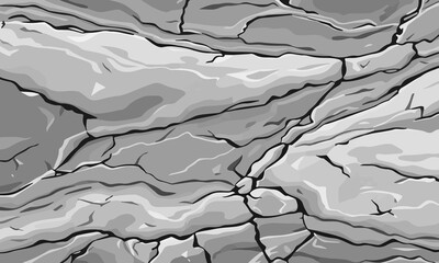 Stone texture, cracked rock background, geological surface detail, natural pattern vector, abstract stone wall