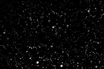 Snow particle effect overlays background