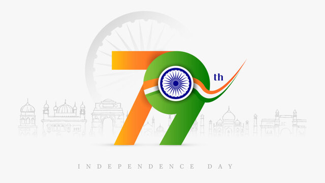 79th India Independence Day 15th August Social Media Post, Poster, Banner, Web Banner, Print Design