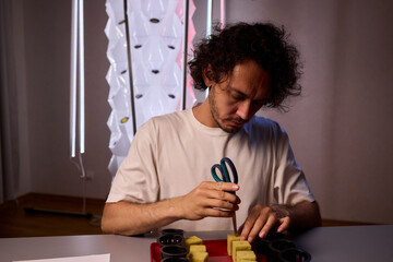 Hands Skillfully Managing Hydroponic Growing Medium with Exact Precise Careful Techniques