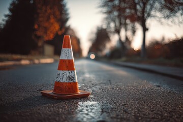 Roadside traffic cone