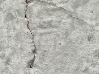 Metal texture of gray with cracks and rusty walls..