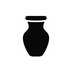 Black Udu Drum Clay Pot Silhouette musical instrument