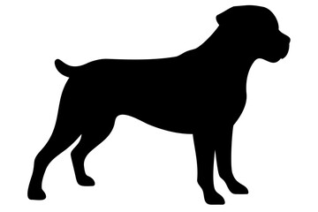 Brown Rottweiler Dog Silhouette animal