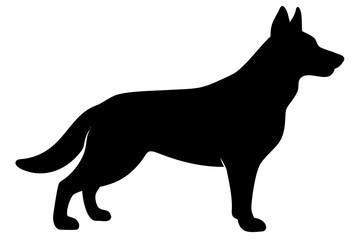 German Shepherd Dog Silhouette canine animal