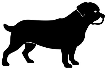 Mini Rottweiler Dog Silhouette puppy canine