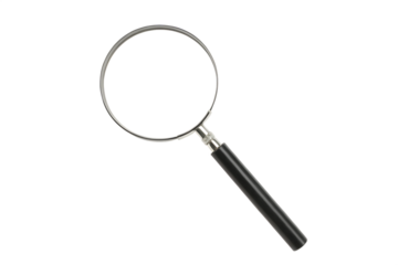     versatile magnifying glass isolated on white background PNG ,AI GENERATED