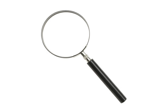 versatile magnifying glass isolated on white background PNG ,AI GENERATED