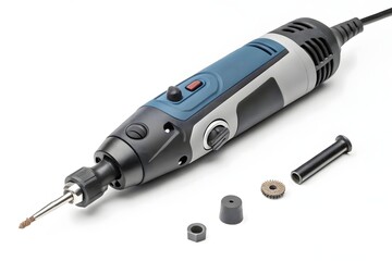 Rotary tool isolated on white