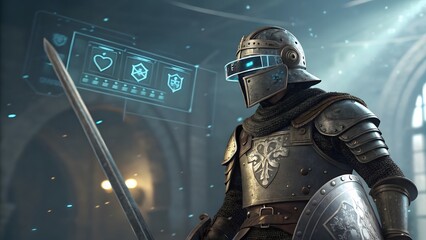 Futuristic Medieval Knight