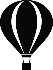 Air balloon icon logo vector illustration template design