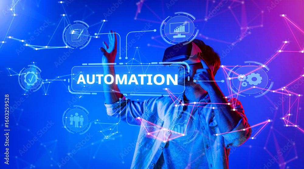  explore the intersection of automation and business management with ai assistance in this dynamic im