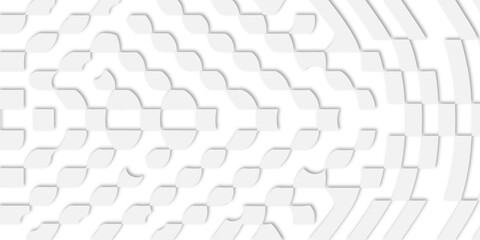Abstract white background with geometric shapes creating a textured and modern visual pattern.