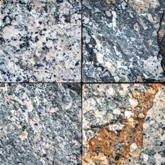 Fototapeta premium Detailed Granite Stone Texture Background with Natural Surface Pattern Tile