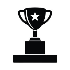 Silhouette Sports and Award Icons – Trophies, Athletes, Podiums, Medals, and Ribbons 