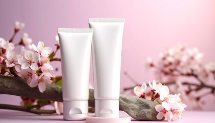 Isolated Tube Mockup with Custom Label
Hand cream or face mask