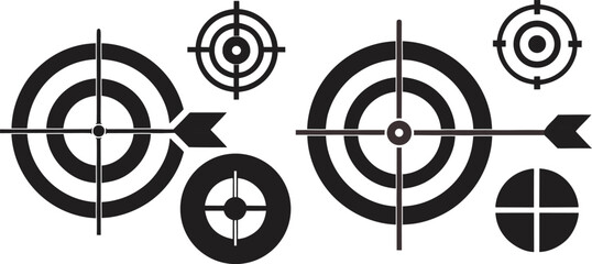 target and crosshair icons