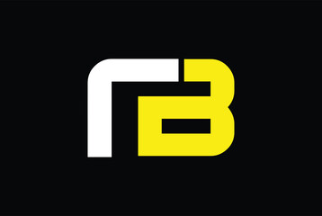 RB, BR initial letter logo design for any business brand team community. © creativeee