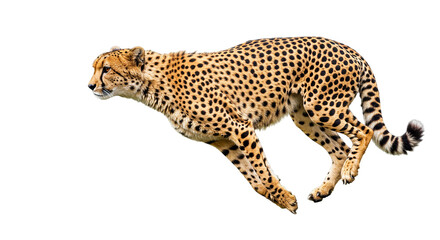 Cheetah in walking motion with full body detail ideal for wildlife concept animal branding speed theme or educational predator based project design

