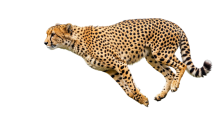 Cheetah in walking motion with full body detail ideal for wildlife concept animal branding speed theme or educational predator based project design

