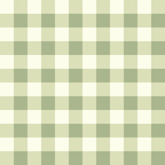 Green gingham seamless pattern fabric texture background	