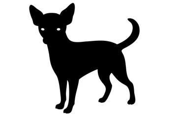 Short Haired Chihuahua Dog Silhouette animal