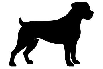 Mini Rottweiler Dog Silhouette puppy