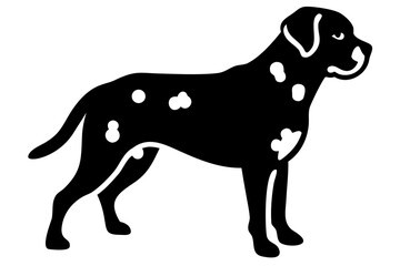 Rottweiler Dog Silhouette animal 1