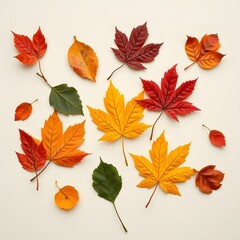 Obraz premium autumn leaves background