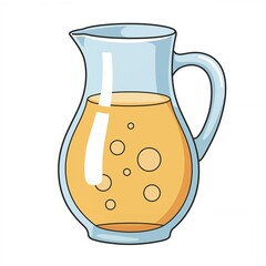 Clear jug filled with delicious apple cider, perfect for autumn gatherings and festive celebrations