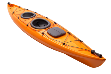 kayak on the beach isolated on white background. PNG Transparent file type with high definition quality And vibrant color grading Available.