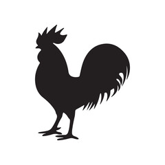 Six distinct roosters illustrated in a vibrant vector design with multiple color options