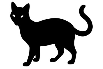 Siamese Cat Silhouette animal feline