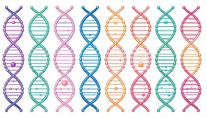 Colorful DNA strands (1)